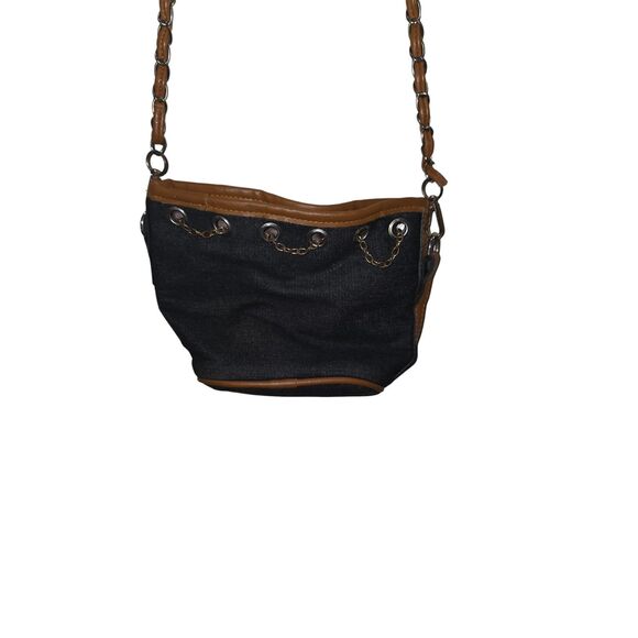 Palm Tree Embroidered Shoulder Bag Brown Strap Small Crossbody Purse Summer - Picture 6 of 10